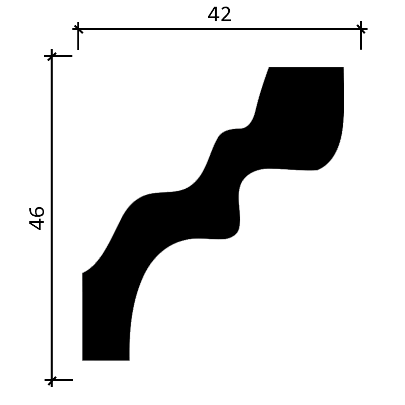 DD39 Карниз потолочный