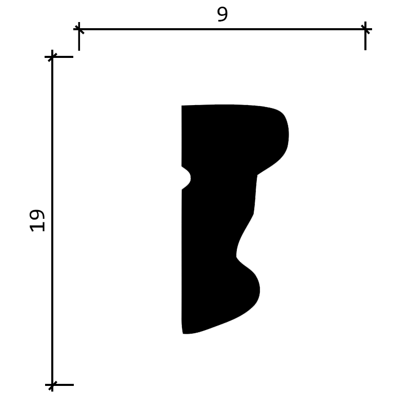 DD25 Молдинг из дюрополимера
