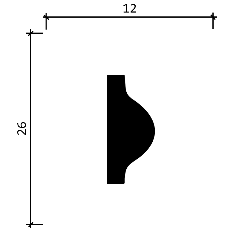 DD10 Молдинг из дюрополимера