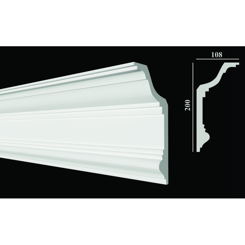 DD513 Карниз потолочный из дюрополимера   