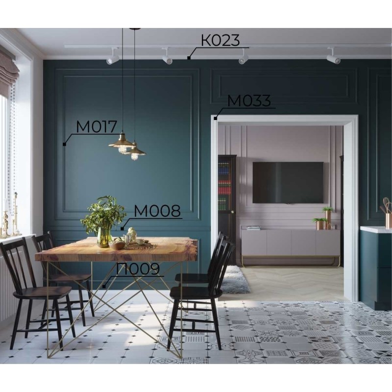 Молдинг М017, 30х9, экополимер