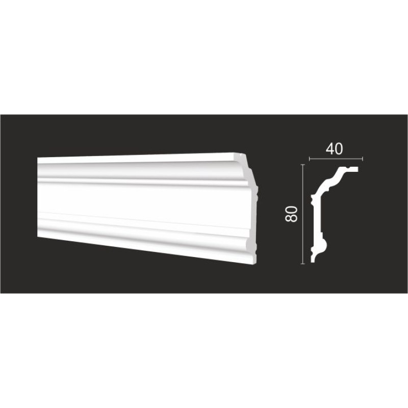 Плинтус потолочный DD502 