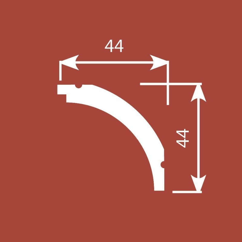 Карниз К011, 80х80, экополимер