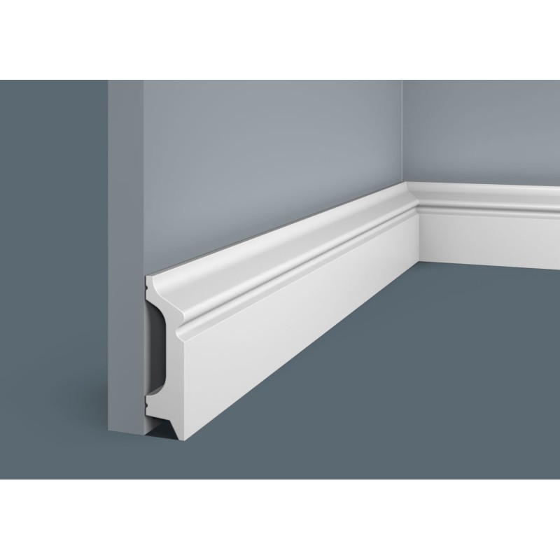 Плинтус П001, 78х21, экополимер