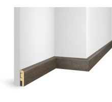 Плинтус 60x16x2400 мм, дуб Турецкий, иск. шпон, EP02