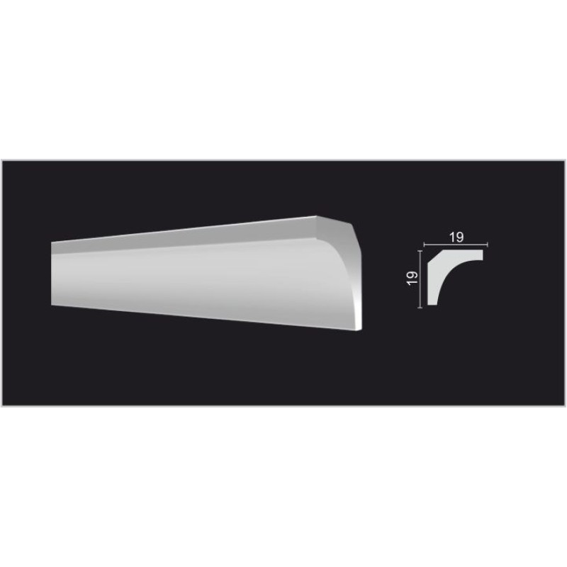 DD26 Карниз потолочный из дюрополимерапо выгодной цене  