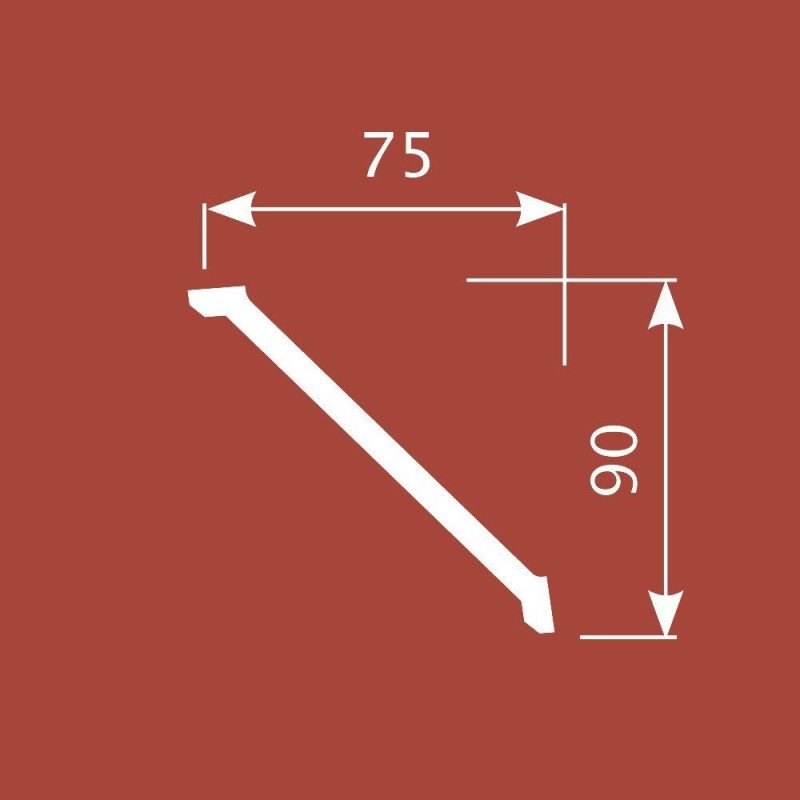 Карниз К031, 90х75