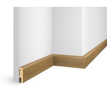 Плинтус 60x16x2400 мм, дуб Венский, иск. шпон, EP02