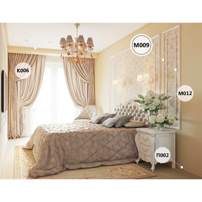 Молдинг М009, 38х18, экополимер