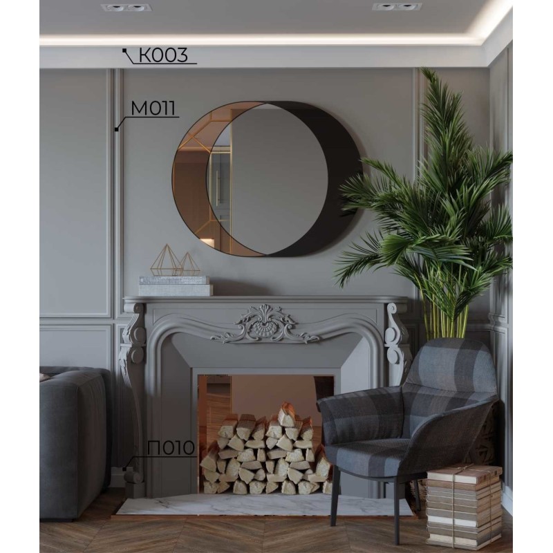 Плинтус П010, 110х20, экополимер