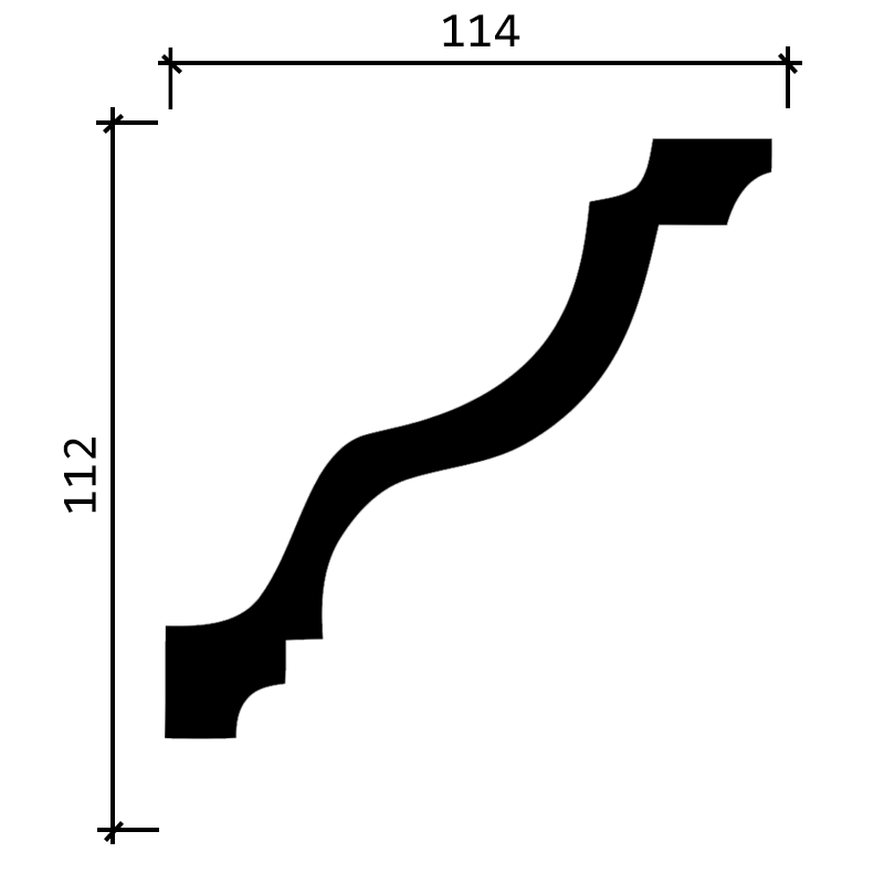 DD03 Карниз из дюрополимера