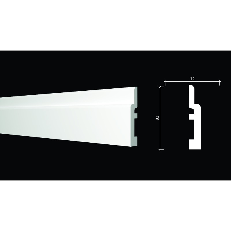 DD 703 Плинтус широкий из дюрополимера