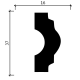 DD23 Молдинг мебельный из дюрополимера   