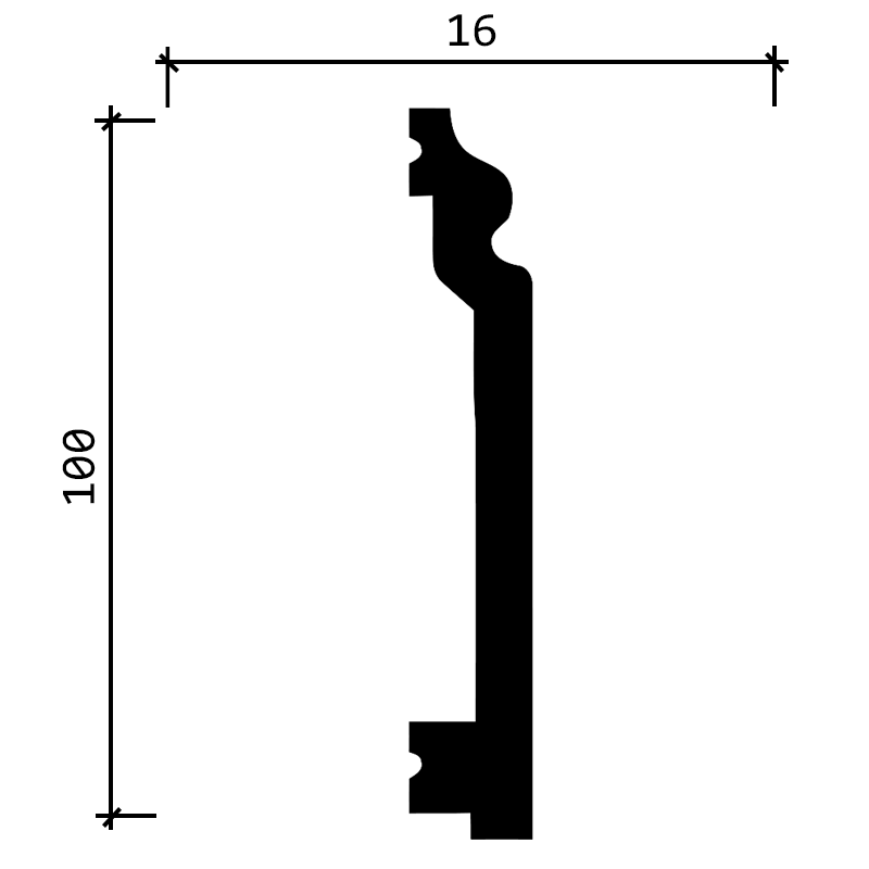 Плинтус напольный DD701 