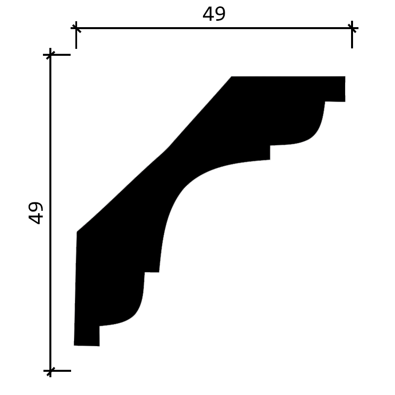 DD05 Карниз из дюрополимера