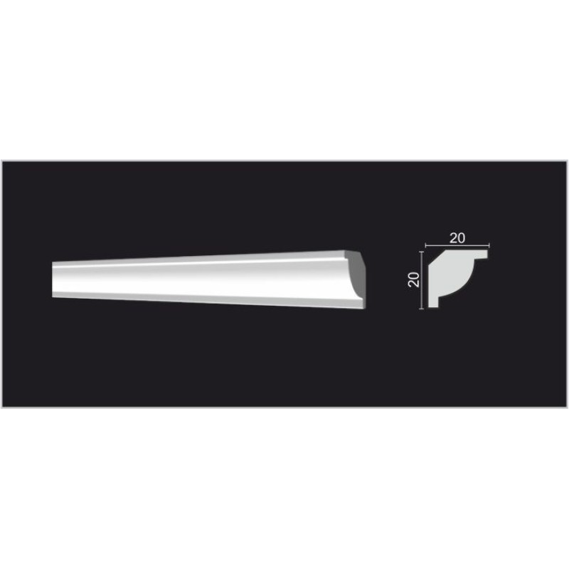 DD38 Карниз потолочный из дюрополимера   