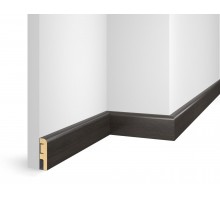 Плинтус 60x16x2400 мм, дуб Бархатный, иск. шпон, EP02