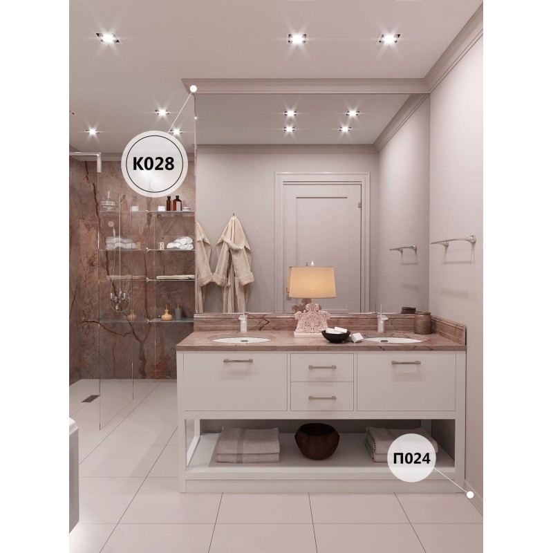 Карниз К028, 75х75, экополимер