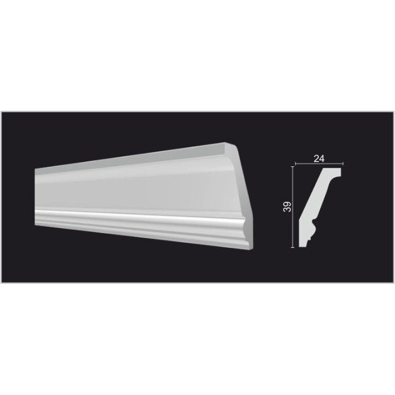 DD24 Карниз потолочный из дюрополимера   