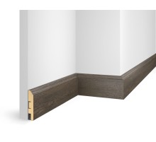 Плинтус 80x16x2400 мм, дуб Турецкий, иск. шпон, EP07