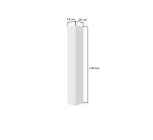 Соединительный элемент для плинтуса МДФ (в упаковке 6 шт)