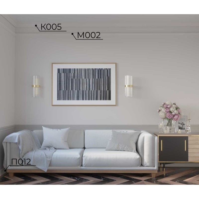 Молдинг М002, 40х17, экополимер