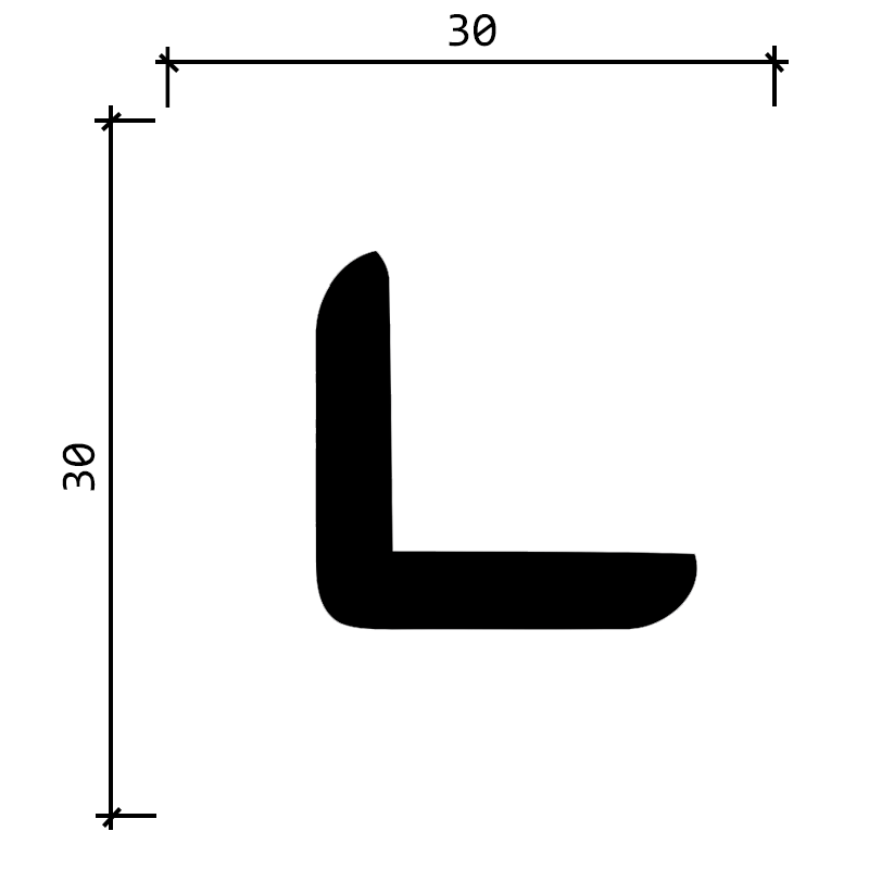 DD20 Уголок из дюрополимера