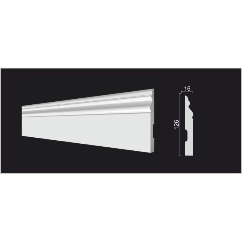 DD50 Плинтус из дюрополимера