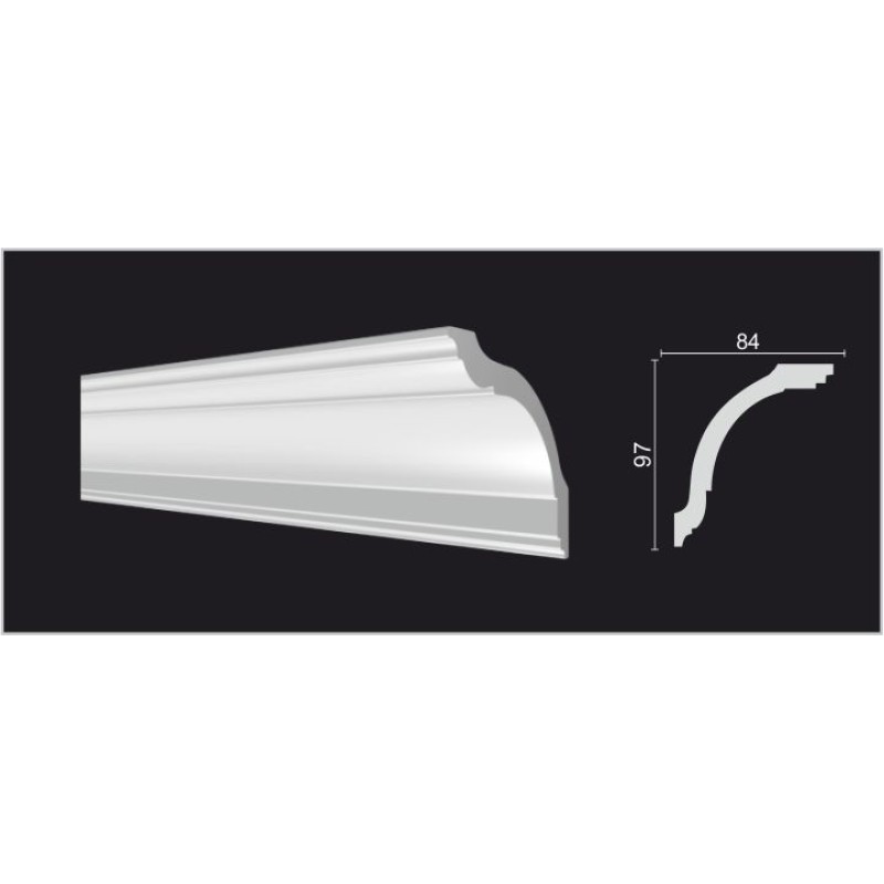 DD08 Карниз потолочный из дюрополимера   