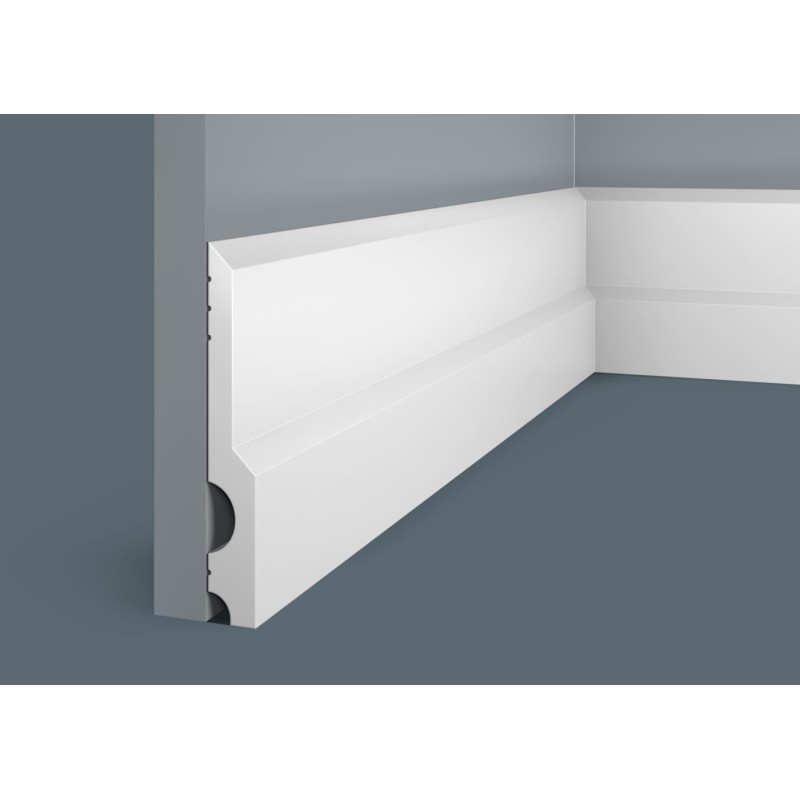 Плинтус П011, 130х18, 2000мм, Экополимер/8