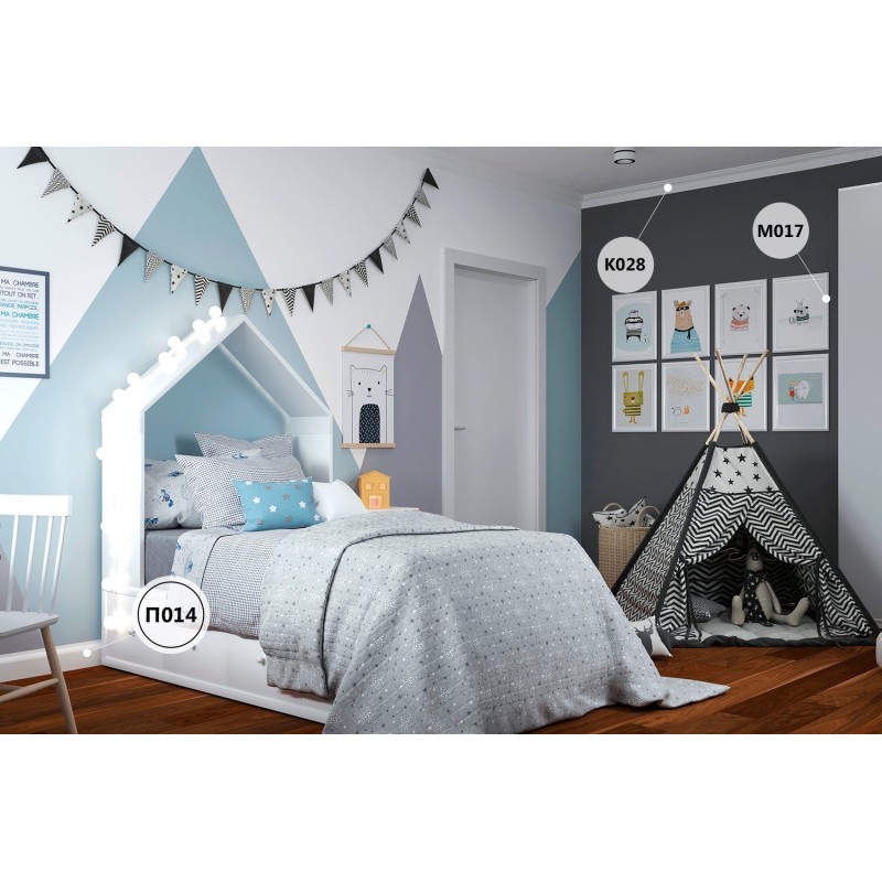 Плинтус П014, 99х20, экополимер