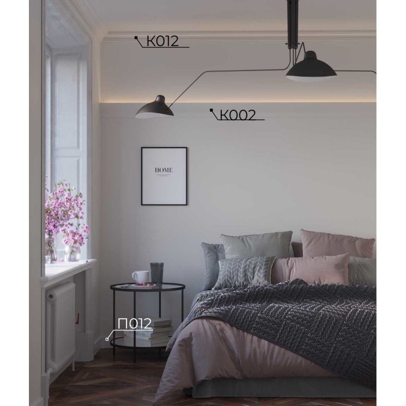 Плинтус П012, 99х15, экополимер