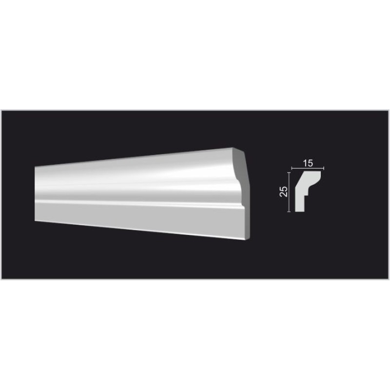 DD34 Карниз потолочный из дюрополимера   