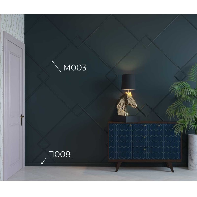 Молдинг М003, 19х8, экополимер