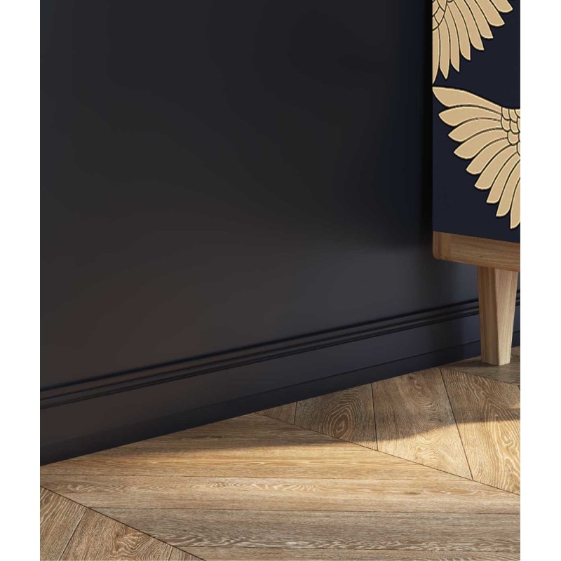 Плинтус П016, 90х15, экополимер