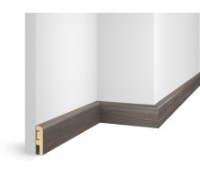 Плинтус 60x16x2400 мм, дуб Деревенский, иск. шпон, EP02