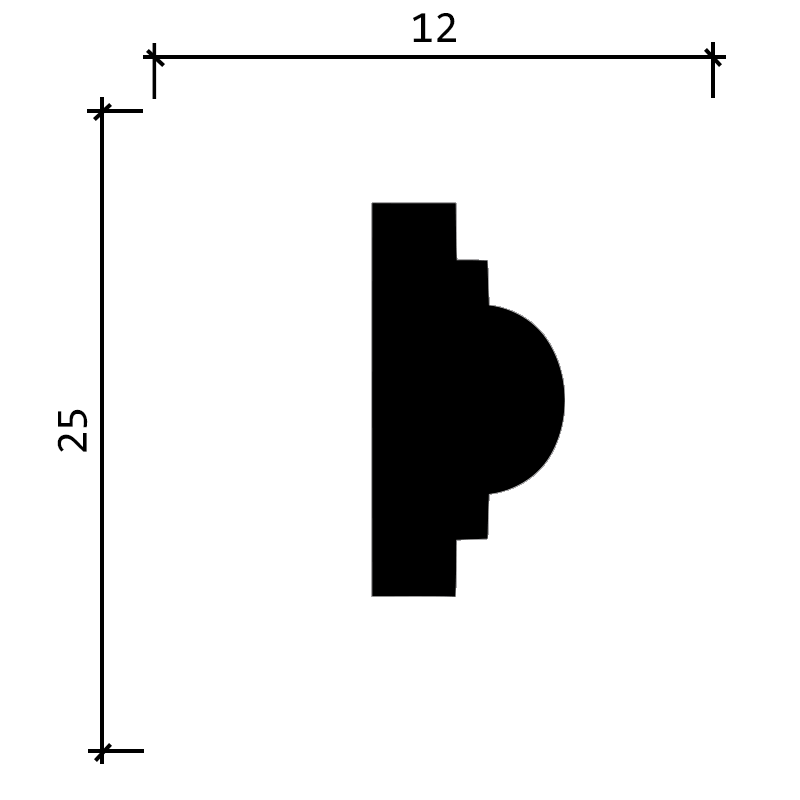 DD35 Молдинг из дюрополимера