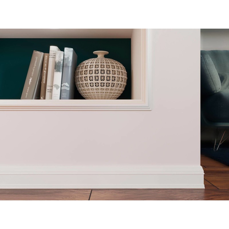 Плинтус П020, 85х15, 2000мм, Экополимер/