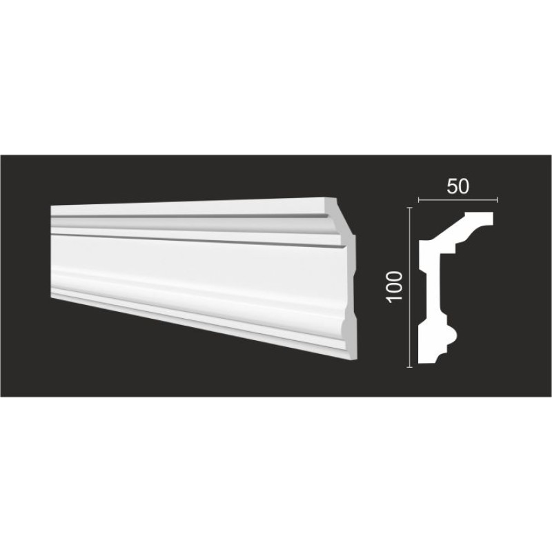 Плинтус потолочный DD503 