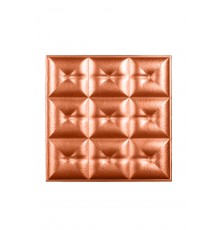 Мягкая стеновая панель из экокожи Boss 400х400 мм - Bronze