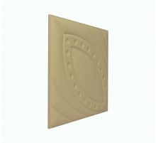 Мягкая стеновая панель из экокожи Petal 400х400 мм - Peach