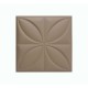 Мягкая стеновая панель Four Seasons 400х400 мм - Coffee