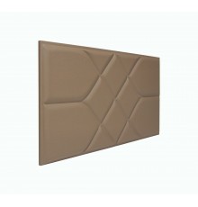 Мягкая стеновая панель Road 300х600 мм - Coffee