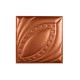 Мягкая стеновая панель из экокожи Petal 400х400 мм - Bronze