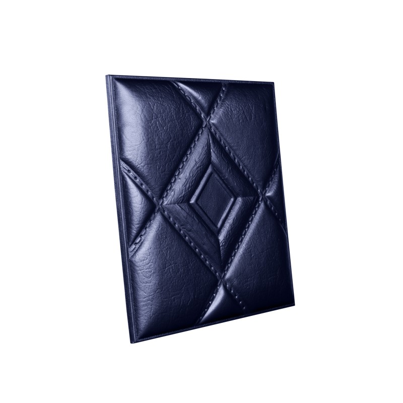Мягкая стеновая панель из экокожи Luck - Navy