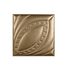 Мягкая стеновая панель из экокожи Petal 400х400 мм - Champagne