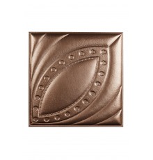 Мягкая стеновая панель из экокожи Petal 400х400 мм - Burbon