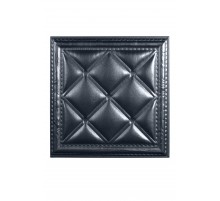 Мягкая стеновая панель  из экокожи Classic 400х400 мм - Aluminium