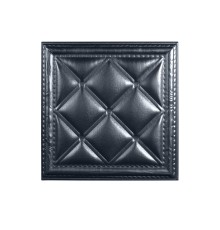 Мягкая стеновая панель  из экокожи Classic 400х400 мм - Aluminium