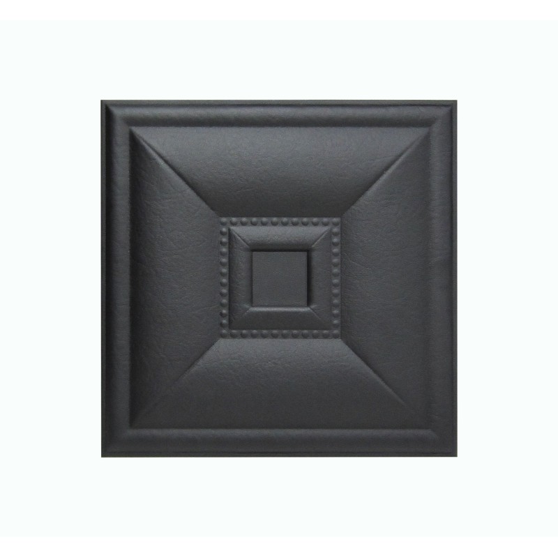 Мягкая стеновая панель Style 400х400 мм - Black